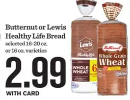 Mariano's Butternut or Lewis Healthy Life Bread offer