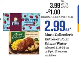 Mariano's Marie Callender's Entrée or Polar Seltzer Water offer