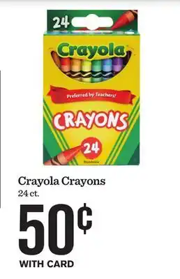 Mariano's Crayola Crayons offer