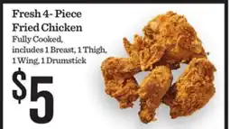 Mariano's Fresh 4 Piece Fried Chicken offer