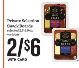 Mariano's Private Selection Snack Boards offer