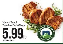 Mariano's Niman Ranch Boneless Pork Chops offer