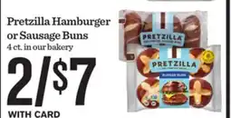 Mariano's Pretzilla Hamburger or Sausage Buns offer
