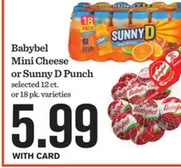 Mariano's Babybel Mini Cheese or Sunny D Punch offer