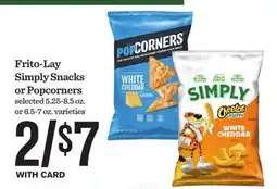 Mariano's Frito-Lay Simply Snacks or Popcorners offer