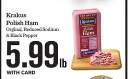 Mariano's Krakus Polish Ham offer