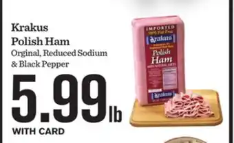 Mariano's Krakus Polish Ham offer