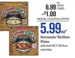 Mariano's Screamin' Sicilian Pizza offer