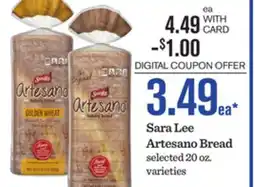 Mariano's Sara Lee Artesano Bread offer