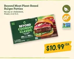 Sprouts Farmers Market Beyond Meat Plant-Based Burger Patties offer