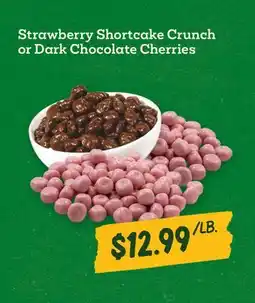 Sprouts Farmers Market Strawberry Shortcake Crunch or Dark Chocolate Cherries offer