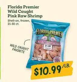Sprouts Farmers Market Florida Premier Wild Caught Pink Raw Shrimp offer