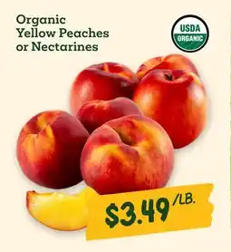 Sprouts Farmers Market Organic Yellow Peaches or Nectarines offer