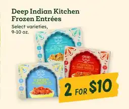 Sprouts Farmers Market Deep Indian Kitchen Frozen Entrées offer