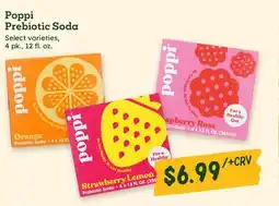 Sprouts Farmers Market Poppi Prebiotic Soda offer