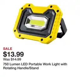 Harbor Freight Tools 750 Lumen LED Portable Work Light with Rotating Handle/Stand offer