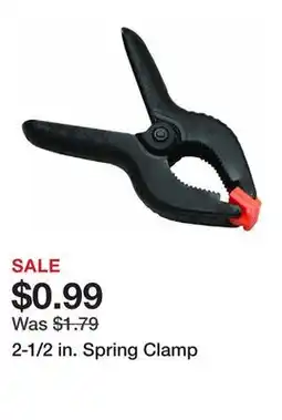 Harbor Freight Tools 2-1/2 in. Spring Clamp offer
