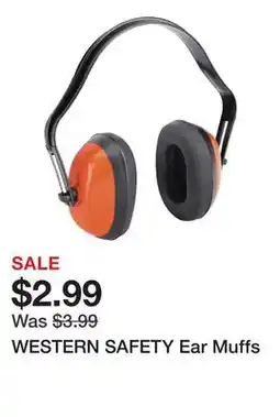 Harbor Freight Tools WESTERN SAFETY Ear Muffs offer