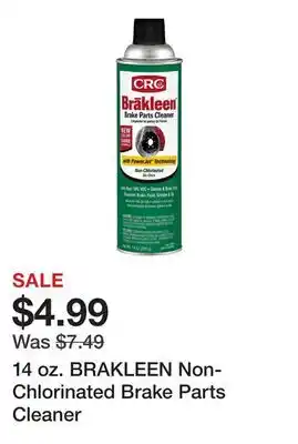 Harbor Freight Tools 14 oz. BRAKLEEN Non-Chlorinated Brake Parts Cleaner offer