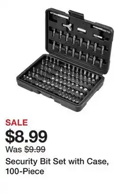 Harbor Freight Tools Security Bit Set with Case, 100-Piece offer