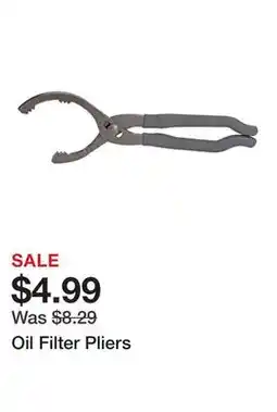 Harbor Freight Tools Oil Filter Pliers offer