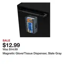 Harbor Freight Tools Magnetic Glove/Tissue Dispenser, Slate Gray offer