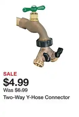Harbor Freight Tools Two-Way Y-Hose Connector offer