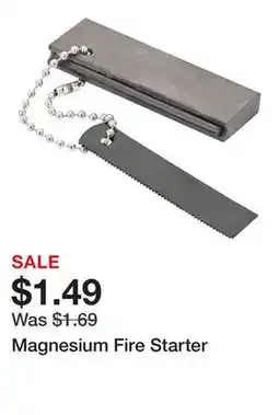 Harbor Freight Tools Magnesium Fire Starter offer