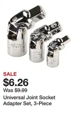 Harbor Freight Tools Universal Joint Socket Adapter Set, 3-Piece offer
