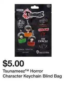 Five Below Tsunameez Horror Character Keychain Blind Bag offer