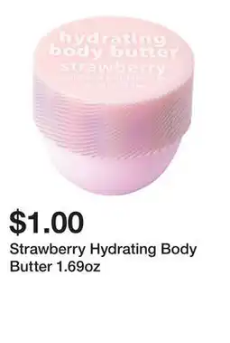 Five Below Strawberry Hydrating Body Butter 1.69oz offer