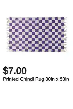 Five Below Printed Chindi Rug 30in x 50in offer