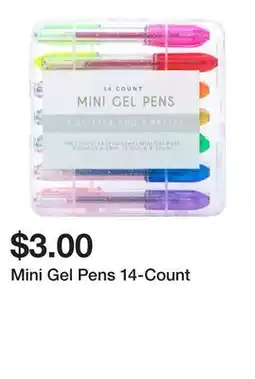 Five Below Mini Gel Pens 14-Count offer