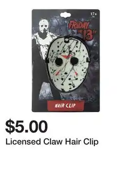 Five Below Licensed Claw Hair Clip offer