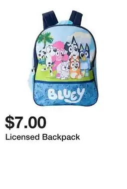 Five Below Licensed Backpack offer