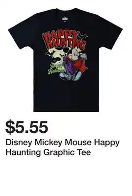 Five Below Disney Mickey Mouse Happy Haunting Graphic Tee offer