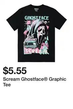 Five Below Scream Ghostface Graphic Tee offer