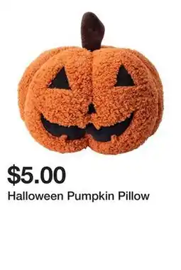Five Below Halloween Pumpkin Pillow offer