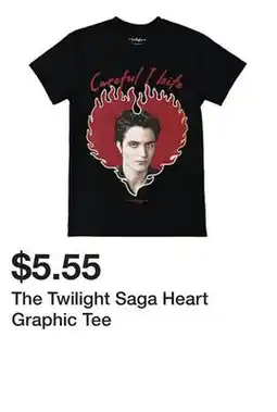 Five Below The Twilight Saga Heart Graphic Tee offer