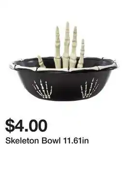 Five Below Skeleton Bowl 11.61in offer