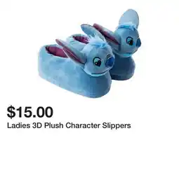 Five Below Ladies 3D Plush Character Slippers offer