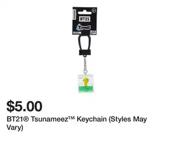 Five Below BT21 Tsunameez Keychain (Styles May Vary) offer