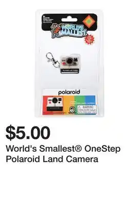 Five Below World's Smallest OneStep Polaroid Land Camera offer