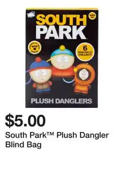 Five Below South Park Plush Dangler Blind Bag offer