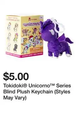 Five Below Tokidoki Unicorno Series Blind Plush Keychain (Styles May Vary) offer