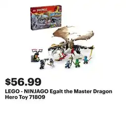 Best Buy LEGO - NINJAGO Egalt the Master Dragon Hero Toy 71809 offer