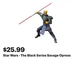 Best Buy Star Wars - The Black Series Savage Opress offer