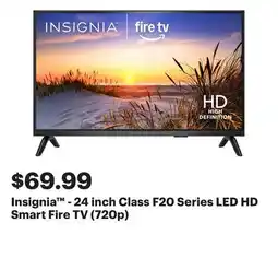 Best Buy Insignia - 24 inch Class F20 Series LED HD Smart Fire TV (720p) offer