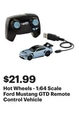 Best Buy Hot Wheels - 1:64 Scale Ford Mustang GTD Remote Control Vehicle offer