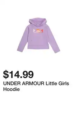 Marshalls UNDER ARMOUR Little Girls Hoodie offer
